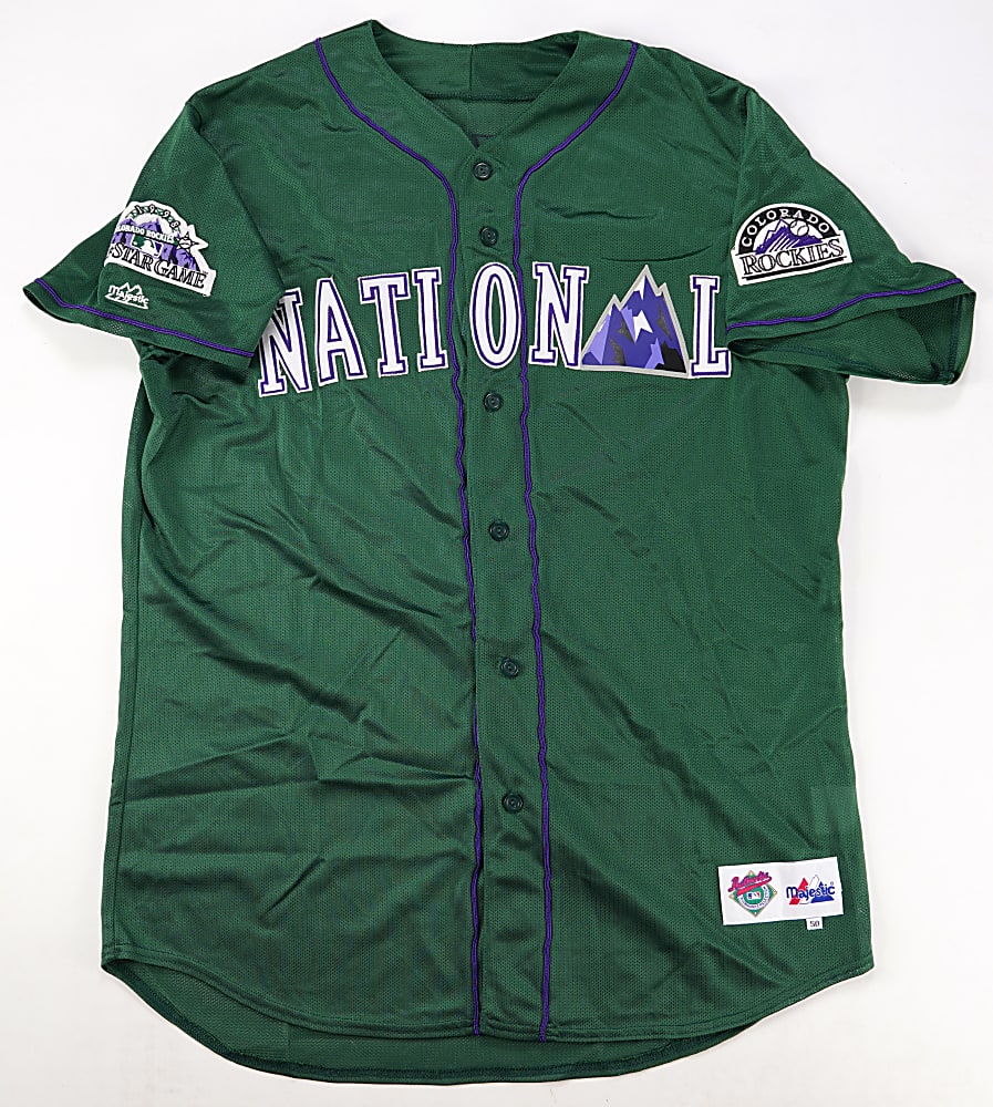 1998 Don Baylor National League All-Star Game Batting Practice/Pregame-Used Jersey with Phil Wood & Family LOA