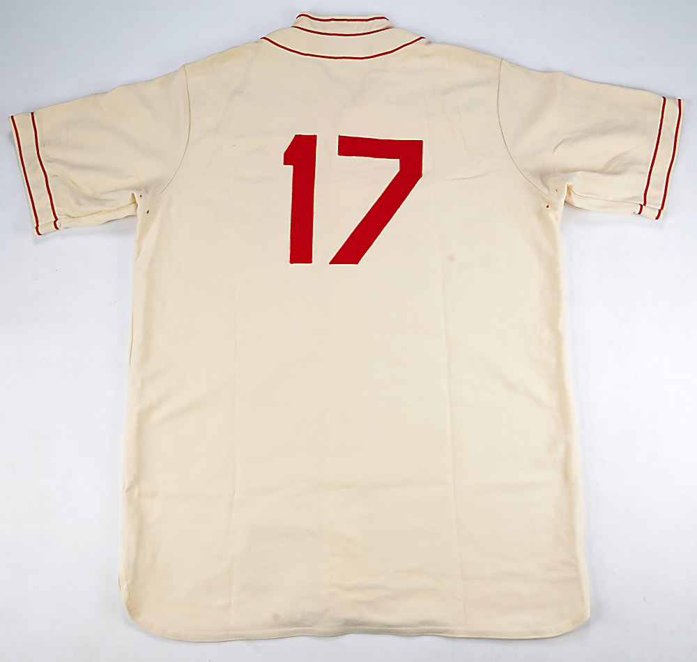 1993 Philadelphia Phillies Game-Used "Turn Back the Clock" Pair with Wes Chamberlain Batting Helmet & Ricky Jordan Jersey - Phil Wood LOA