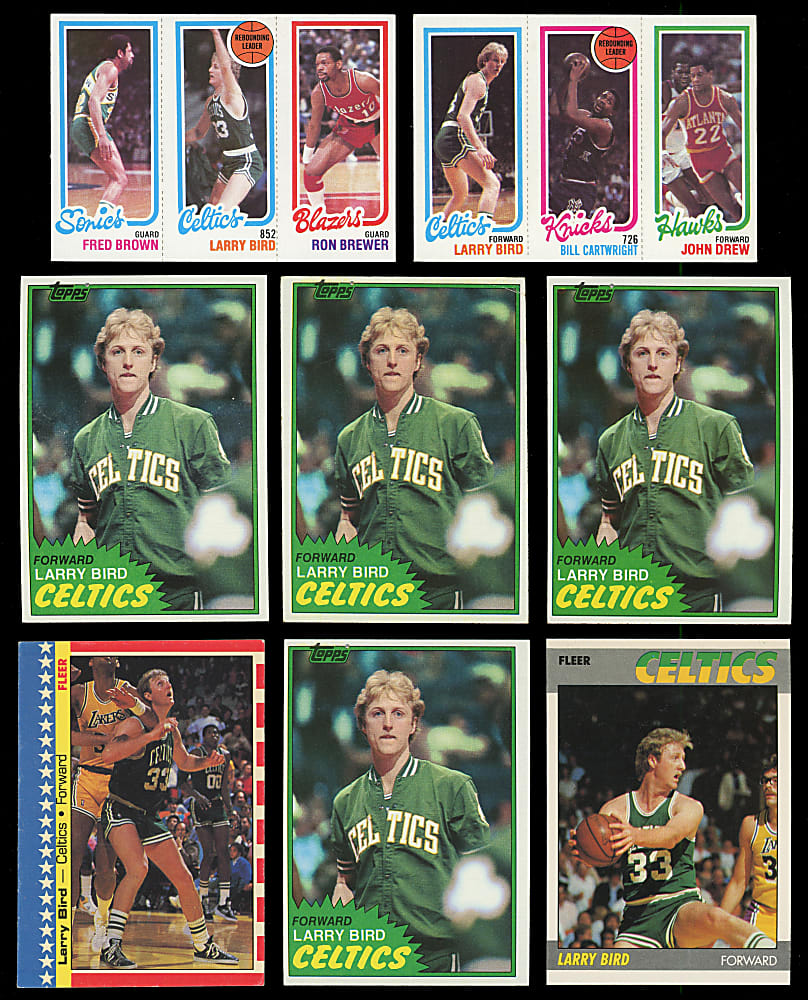 1980-1990 Topps & Fleer Basketball Larry Bird Collection (26) with (2) Rookies