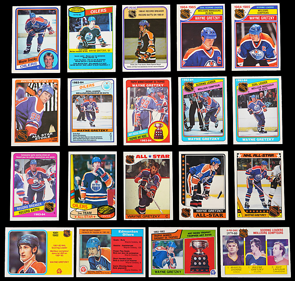 1980-1988 Topps & O-Pee-Chee Wayne Gretzky Collection (70)