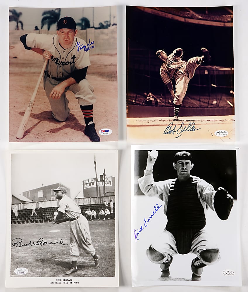 Signed Hall of Fame 8x10 Photo Collection (16) - All Individually Certified