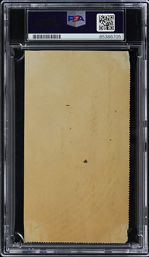 Walter Meanwell (d.1953) Cut Signature - PSA/DNA Authentic