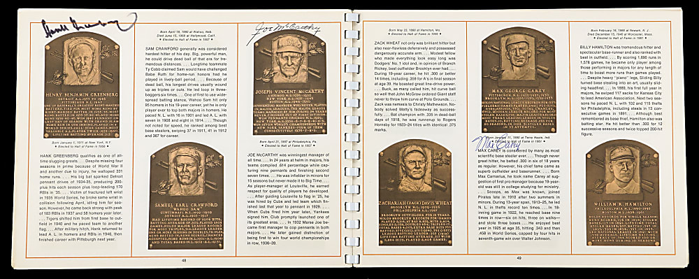 1973 National Baseball Hall of Fame & Museum Multi-Signed Program with (34) Autographs Including Dizzy Dean, Joe DiMaggio & Satchel Paige with Full JSA LOA