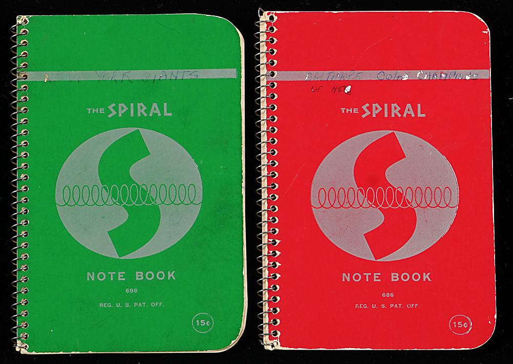 1958 Baltimore Colts vs. New York Giants "Greatest Game Ever Played" Multi-Signed Autograph Book Pair (77) Total Signatures with Vince Lombardi, Tom Landry, Johnny Unitas & "Big Daddy" Lipscomb