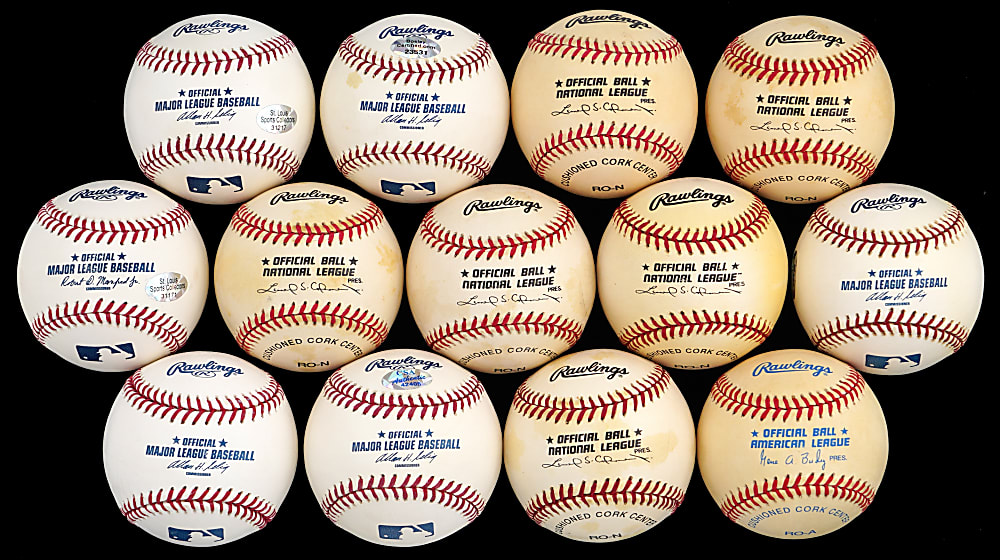 Hall of Fame Inscribed Baseball Collection (13)