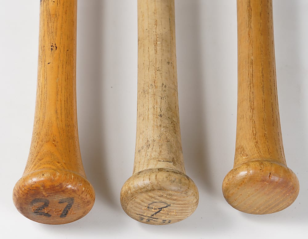 1970s-1990s Game-Used Bat Trio with (2) All-Stars - All PSA/DNA GU