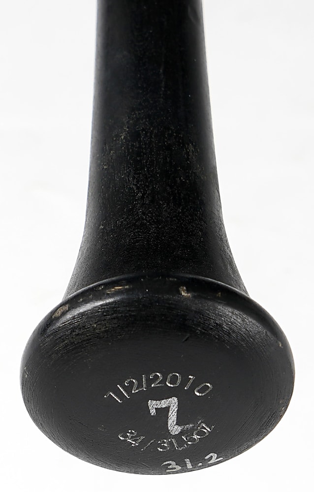 2010 Ivan "Pudge" Rodriguez Washington Nationals Signed and Inscribed Game-Used Bat with Ivan Rodriguez LOP