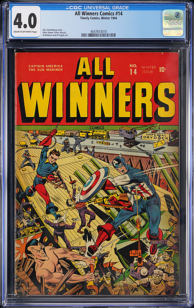 1944 Timely Comics All Winners Comics #14 - CGC 4.0