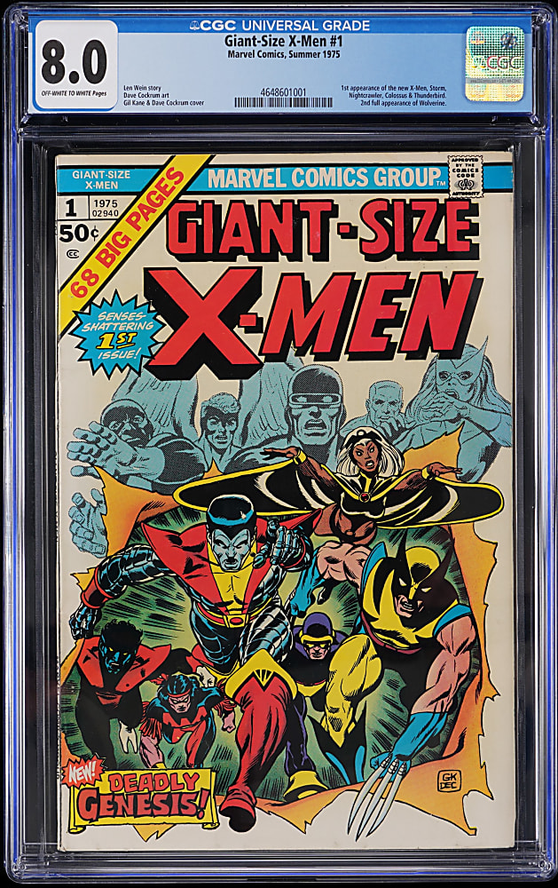 1975 Marvel Giant-Size X-Men #1 First Appearance of New X-Men - CGC 8.0