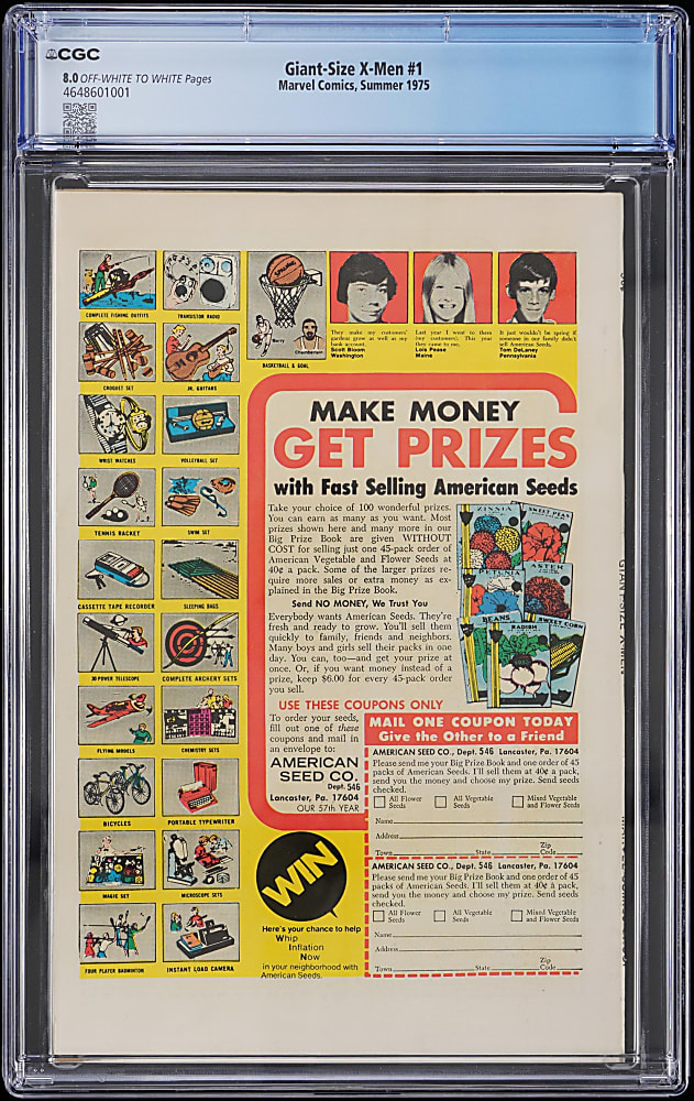 1975 Marvel Giant-Size X-Men #1 First Appearance of New X-Men - CGC 8.0