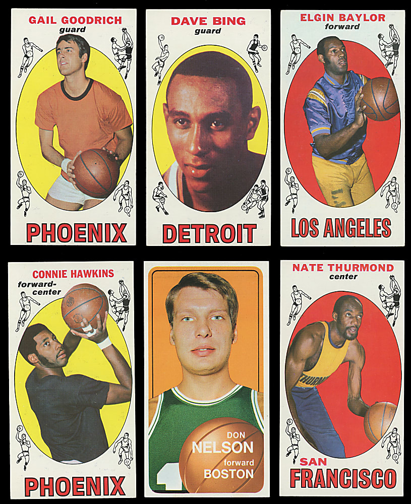 1969-1972 Topps Basketball Collection (195) with Several Hall of Famers