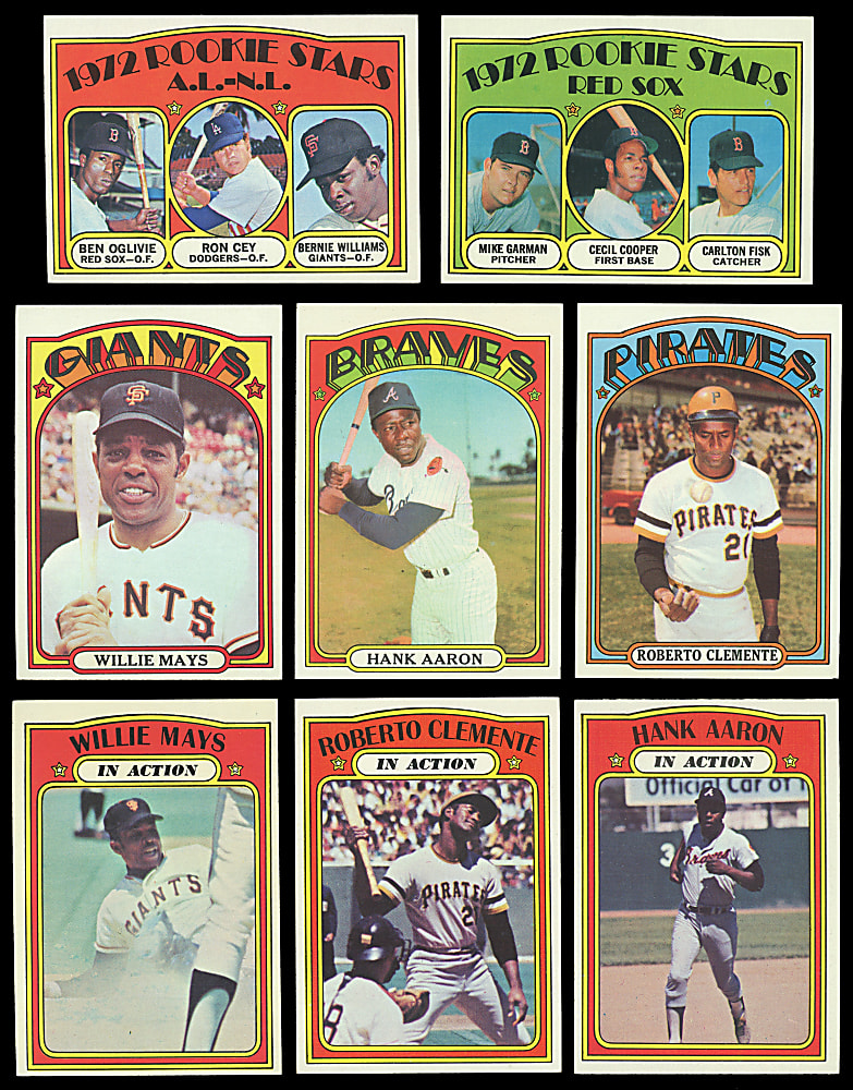 1972 Topps High-Grade Complete Set (787) with (23) Graded - Sharp!