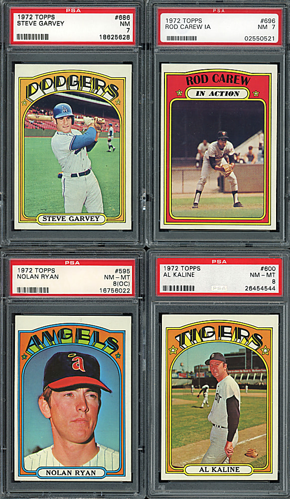 1972 Topps High-Grade Complete Set (787) with (23) Graded - Sharp!