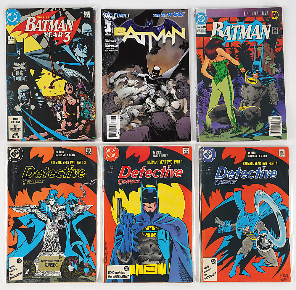 1980s-2010s DC Batman Related Comic, TPB, Graphic Novel and Book Collection (600+)