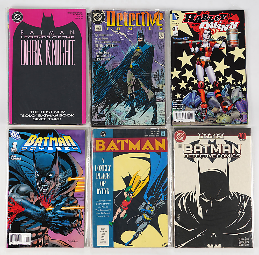 1980s-2010s DC Batman Related Comic, TPB, Graphic Novel and Book Collection (600+)