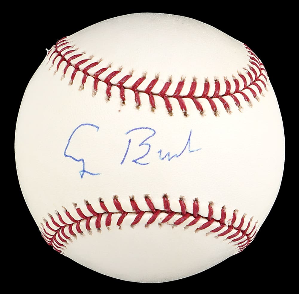 George H.W. Bush Single-Signed OML/Selig Baseball - Full JSA LOA