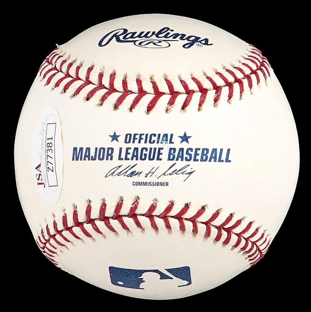 George H.W. Bush Single-Signed OML/Selig Baseball - Full JSA LOA