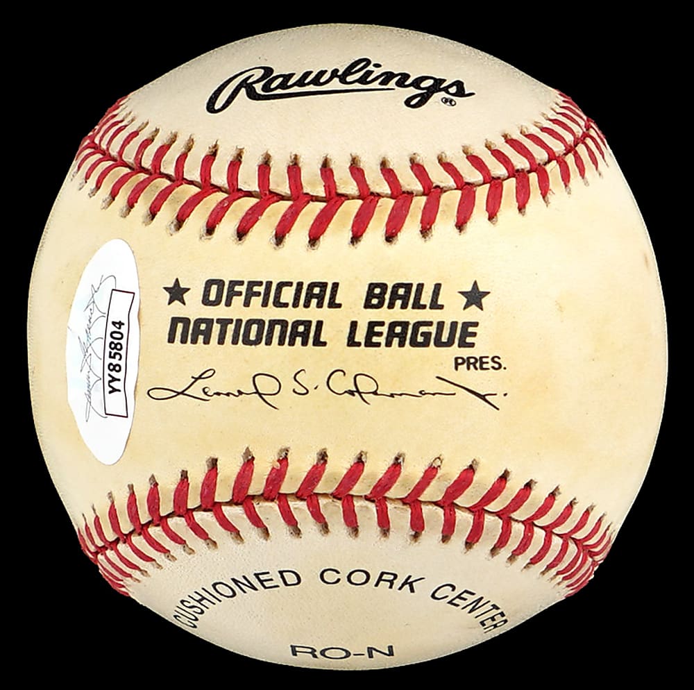 George W. Bush Single-Signed ONL/Coleman Baseball - Full JSA LOA