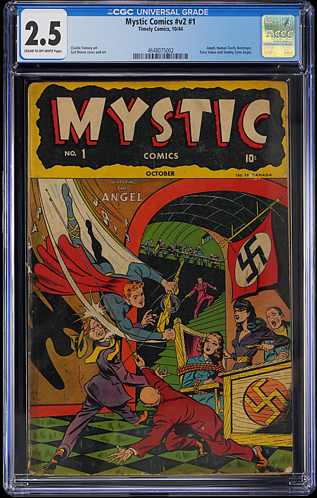 1944 Timely Comics Mystic Comics Volume 2, #1 - CGC 2.5