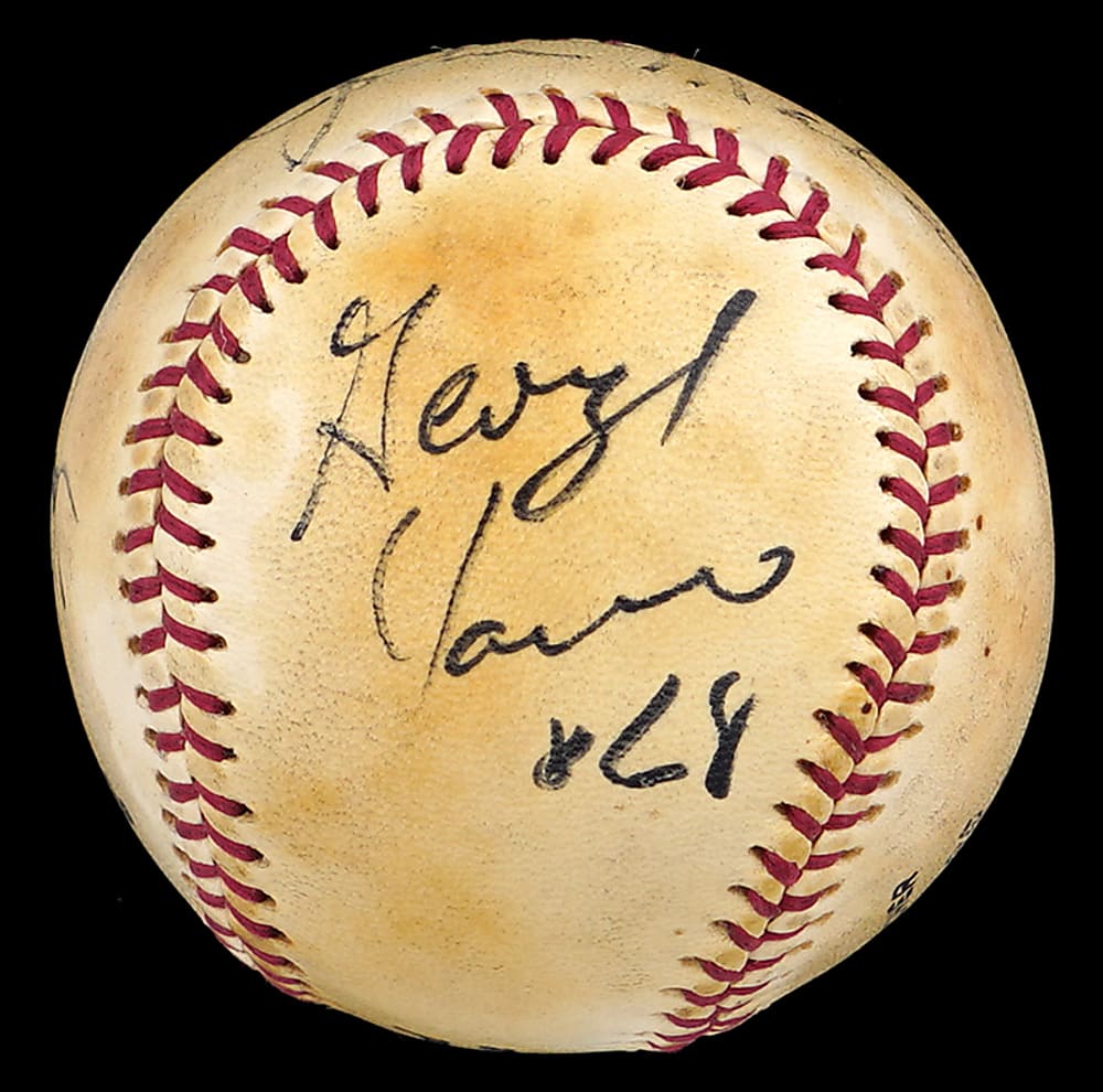 John Madden & Others Multi-Signed Baseball with Full JSA LOA