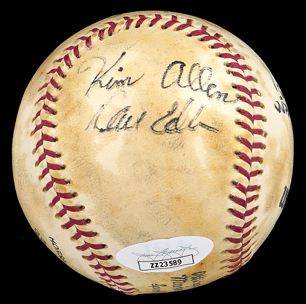 John Madden & Others Multi-Signed Baseball with Full JSA LOA