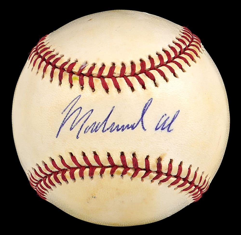 Muhammad Ali Single-Signed OAL/Budig Baseball - Steiner Certified