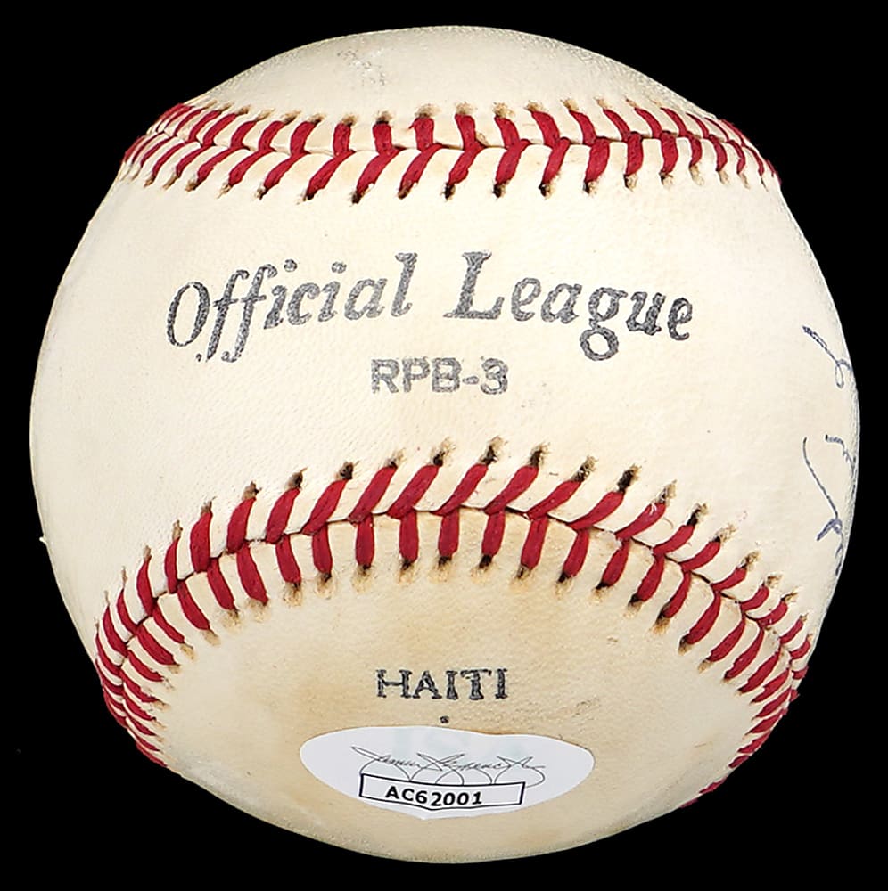 Gabe Paul Single-Signed and Dated Baseball - JSA Certified