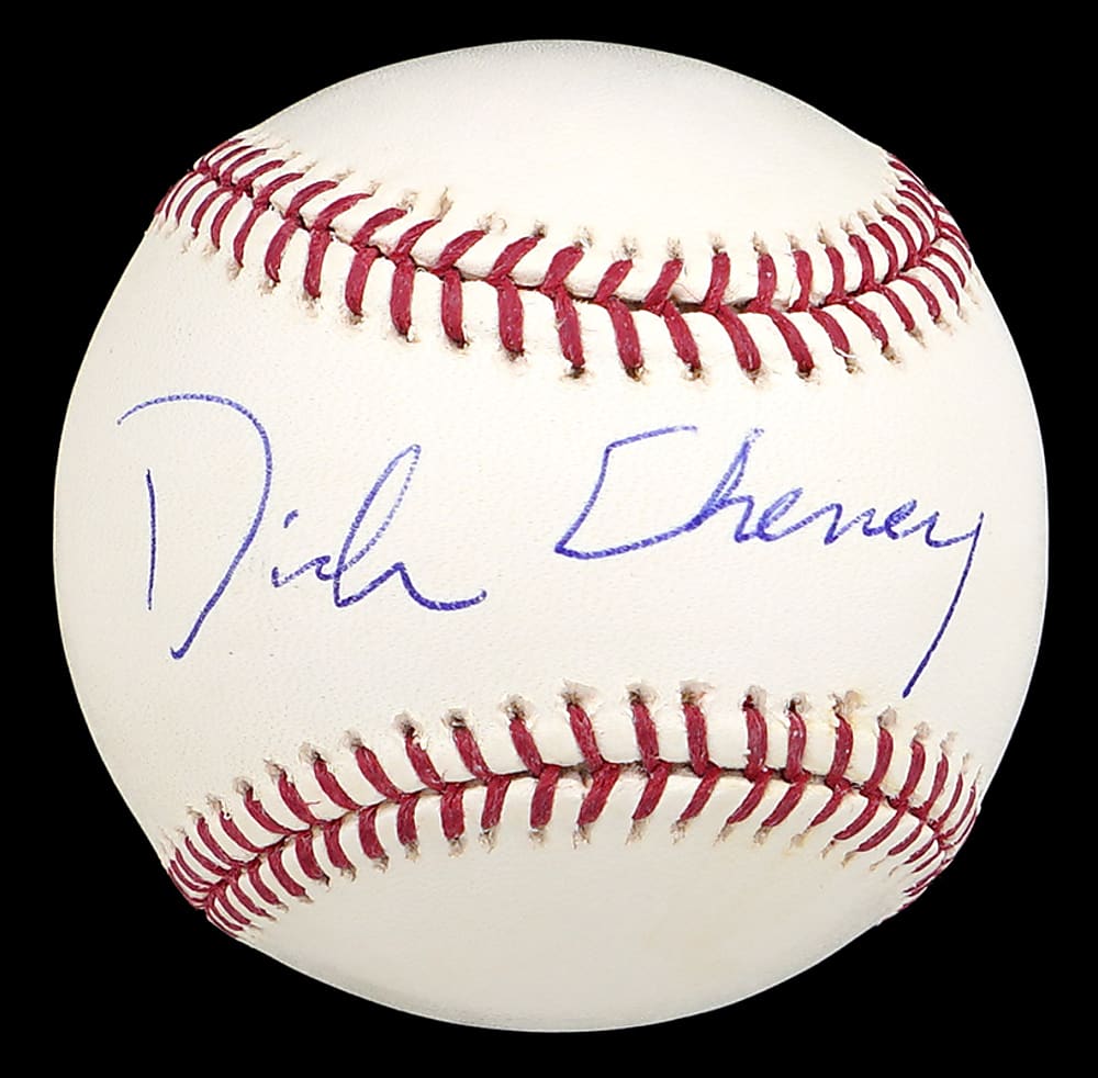 Dick Cheney Single-Signed OML/Selig Baseball