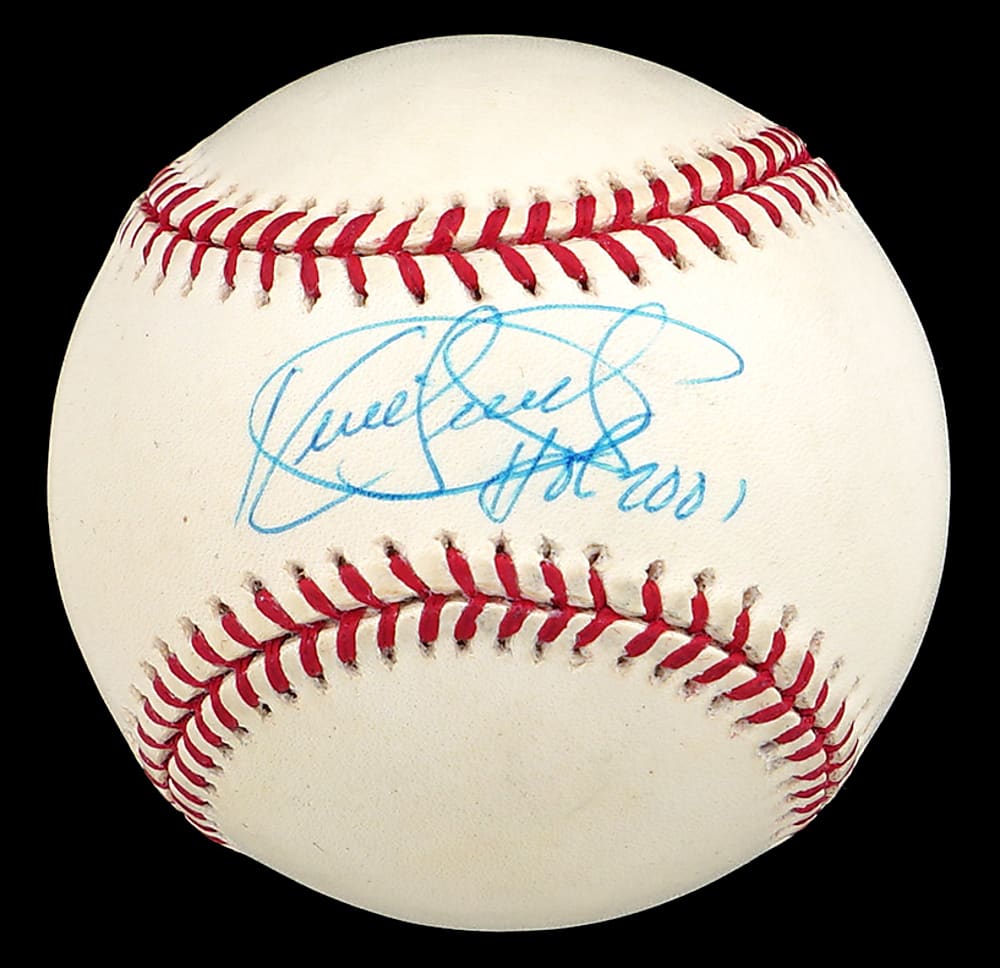 Kirby Puckett Single-Signed OAL/Budig Baseball with Tough "HOF 2001" Inscription - JSA Certified