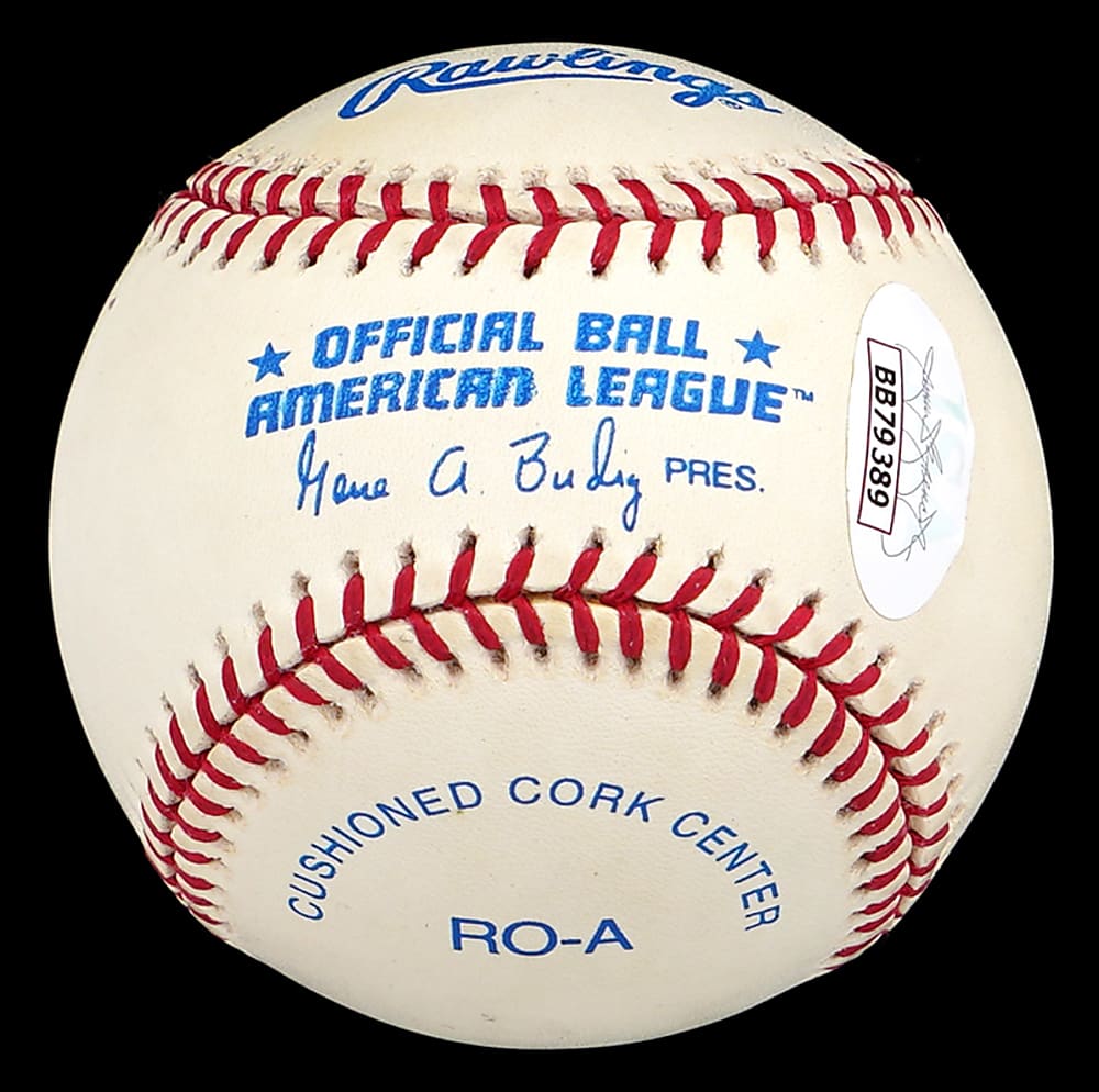 Kirby Puckett Single-Signed OAL/Budig Baseball with Tough "HOF 2001" Inscription - JSA Certified