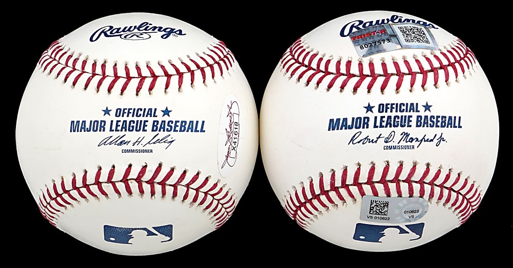 Derek Jeter & Mariano Rivera Single-Signed Baseball Pair - Both Individually Certified