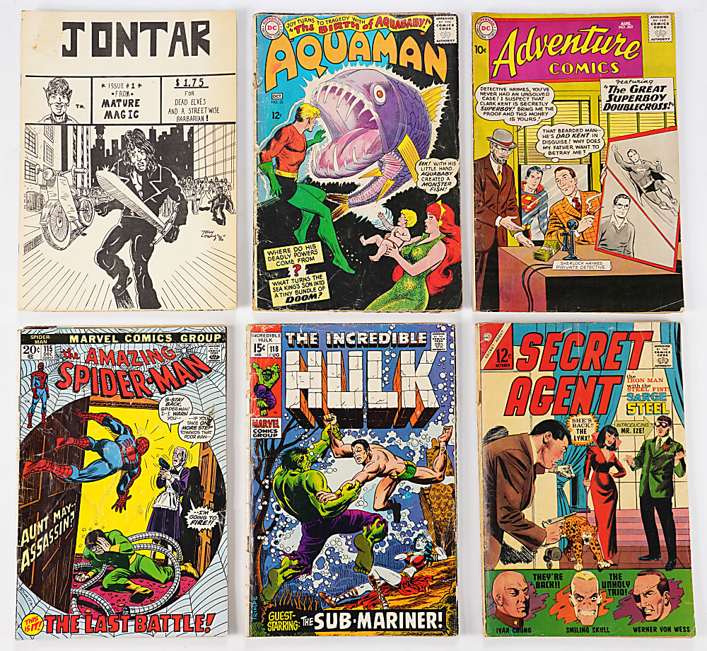 1960s-1990s Marvel/DC/Other Comic Book Treasure Chest Collection (290+) with Key Issues