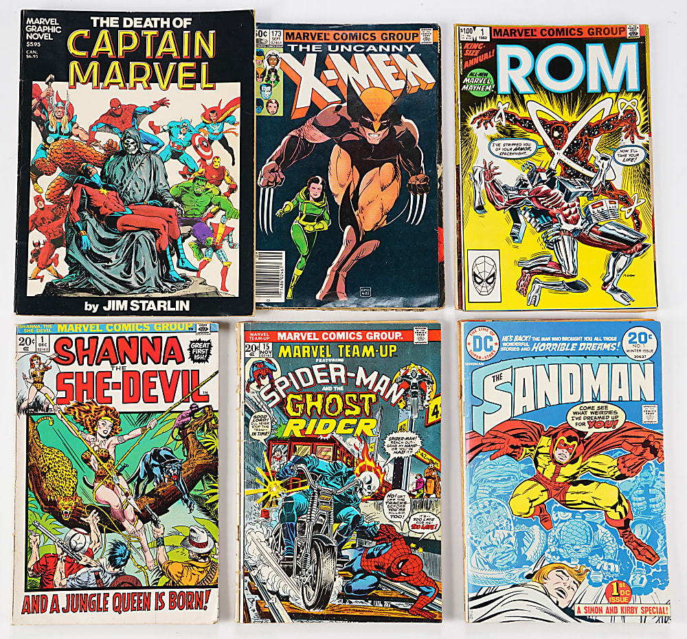 1960s-1990s Marvel/DC/Other Comic Book Treasure Chest Collection (290+) with Key Issues