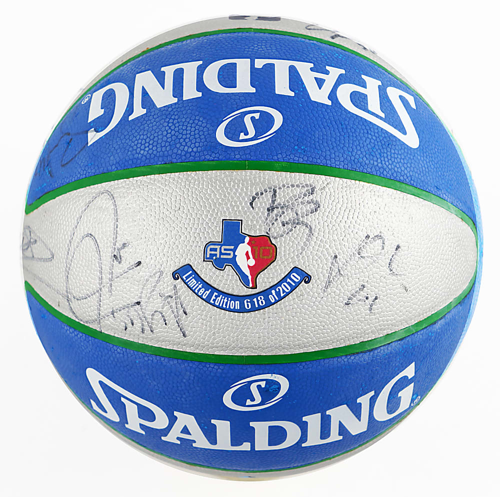 2010 NBA All-Stars Multi-Signed Logo Basketball with (28) Signatures Plus Full JSA LOA