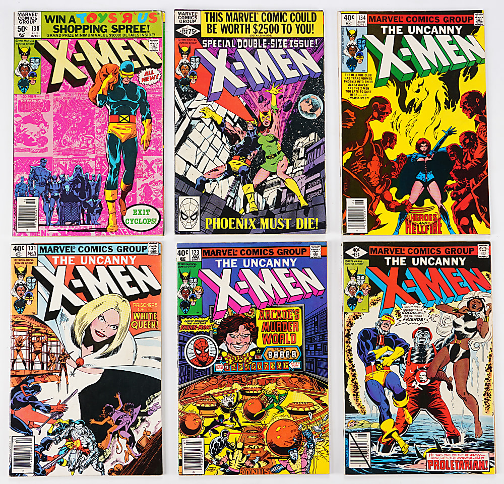 1978-2002 Marvel The X-Men #110-401 Partial Run (167) with Many Semi-Key Issues