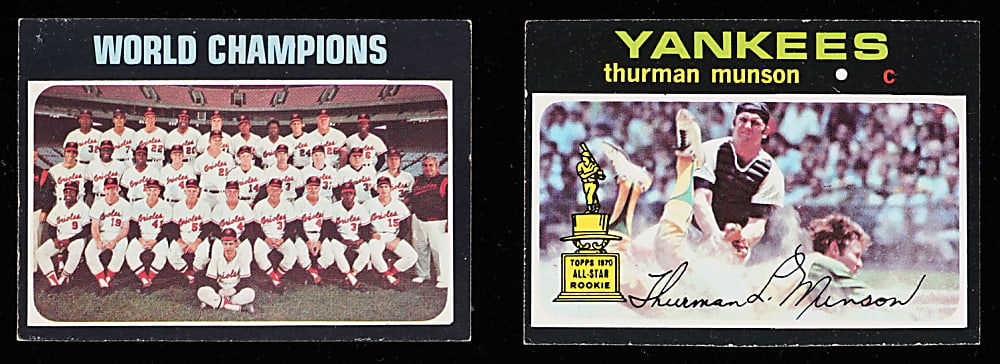 1971 Topps Near Complete Set (740/752) with Most Key Cards
