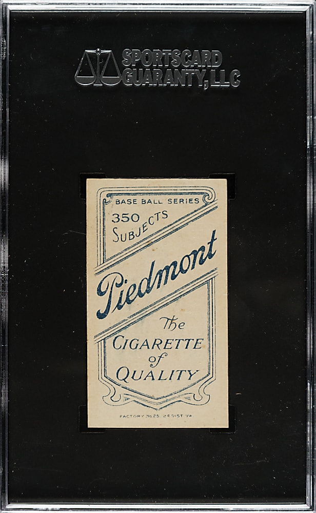 1909-1911 T206 White Border Ty Cobb Portrait Red Background SGC NM+ 7.5