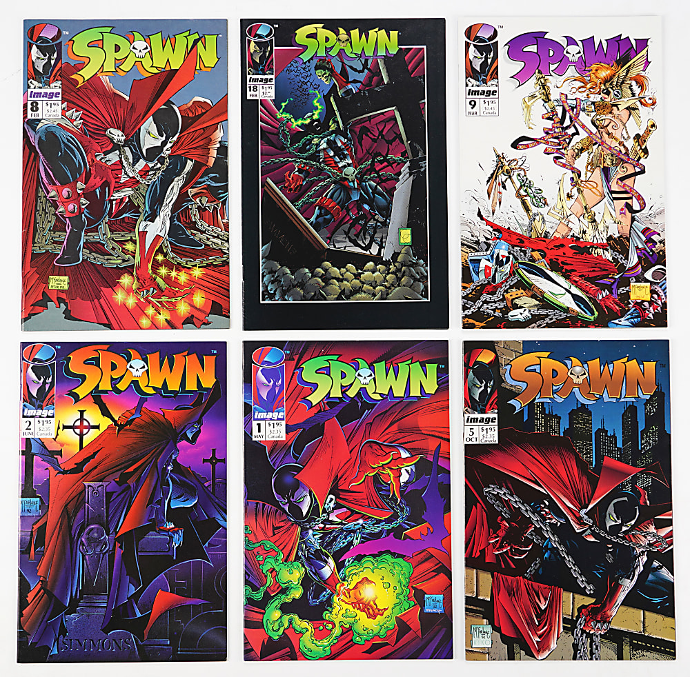 1980s-1990s Comic Book Balance of Collection Bundle (252) with Spawn, Wolverine, X-Men, Gen13 & Harley Quinn