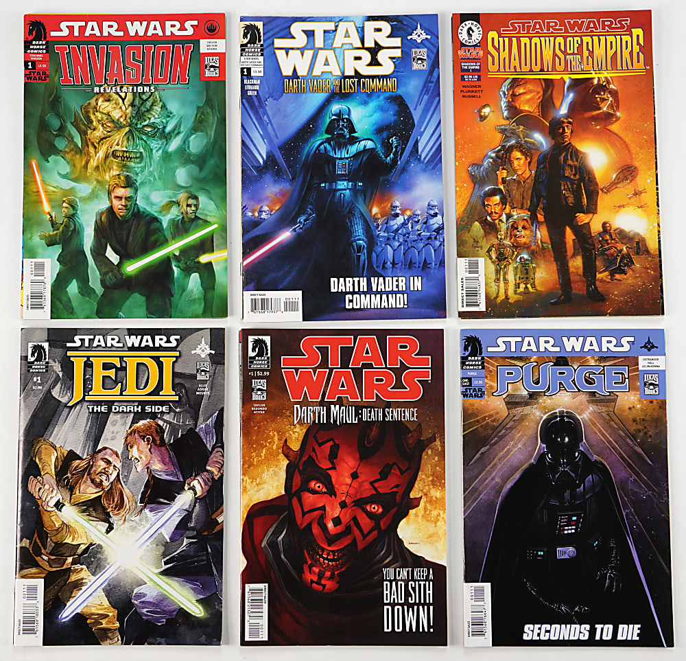 1980s-2010s Comic Books Complete and Partial Sets (47) with Secret Wars, Star Wars, Watchmen, Buffy & Freddy vs Jason vs Ash