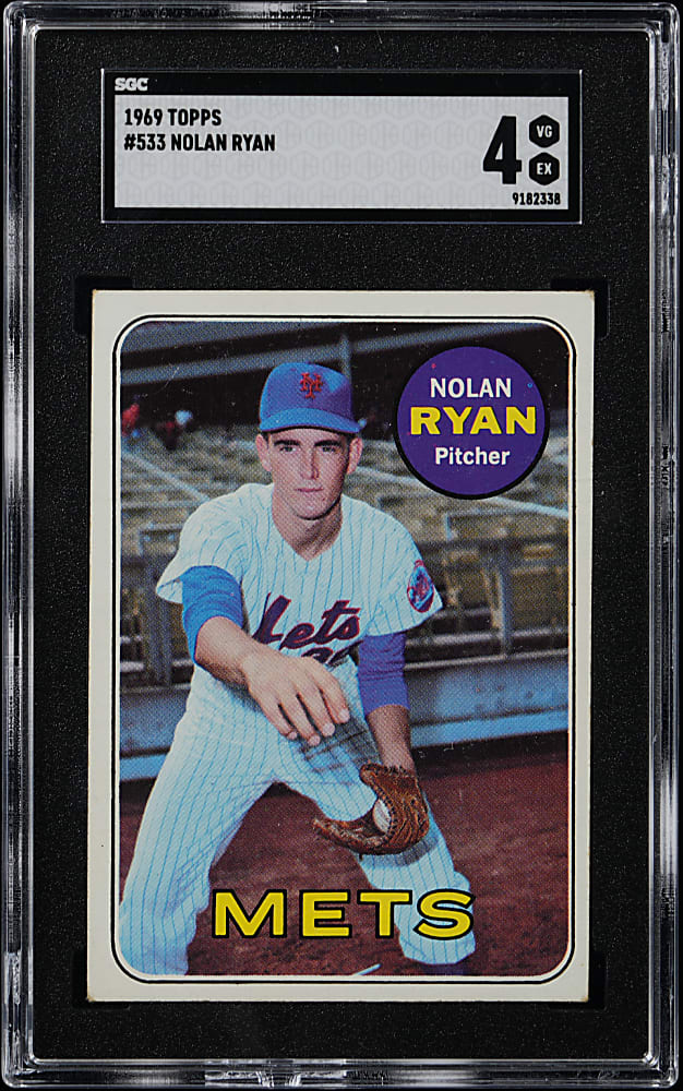 1969 Topps #533 Nolan Ryan SGC VG/EX 4