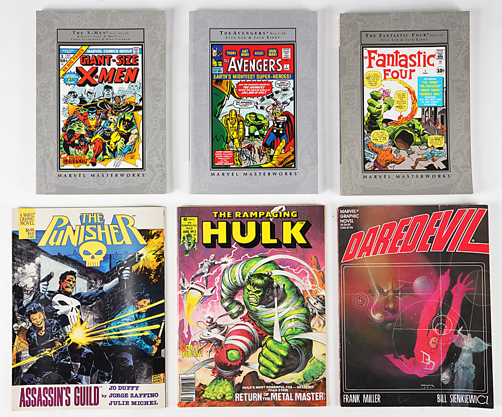 1970s-2000s Super-Heroes Graphic Novel/Trade Paperback/Magazine Collection (130)