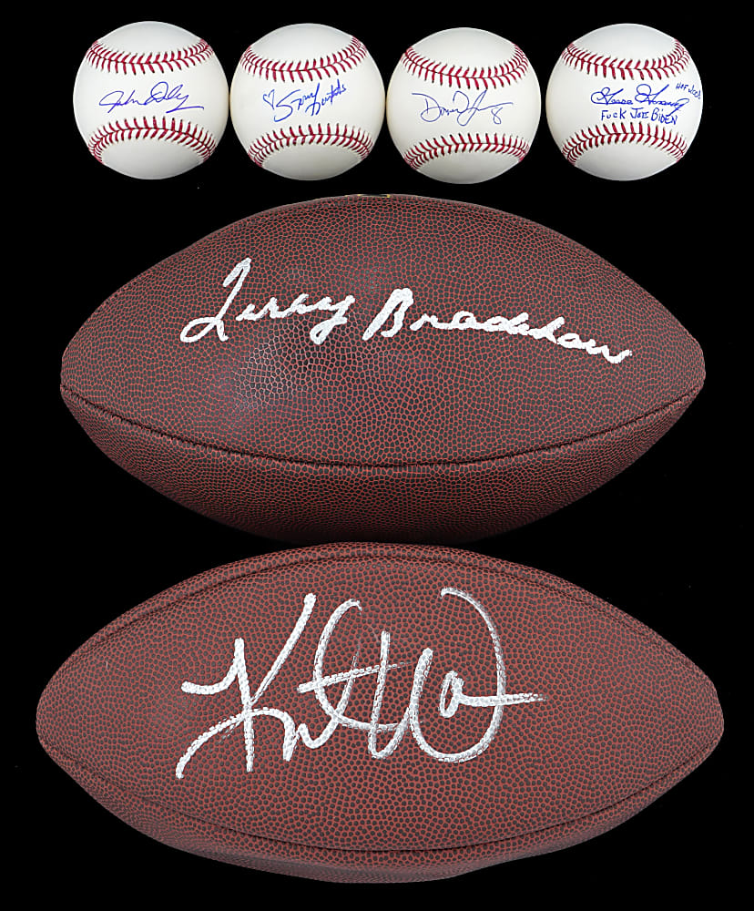 Multi-Sport Balance of Collection with (9) Signed Including Terry Bradshaw, John Daly & Stormy Daniels