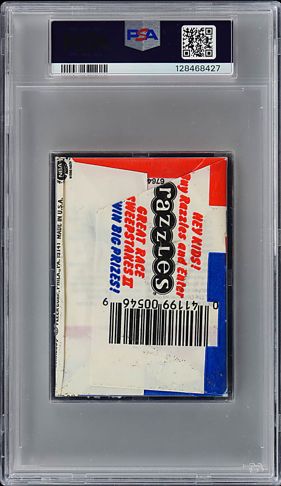 1986-1987 Fleer Basketball Unopened Wax Pack PSA EX 5