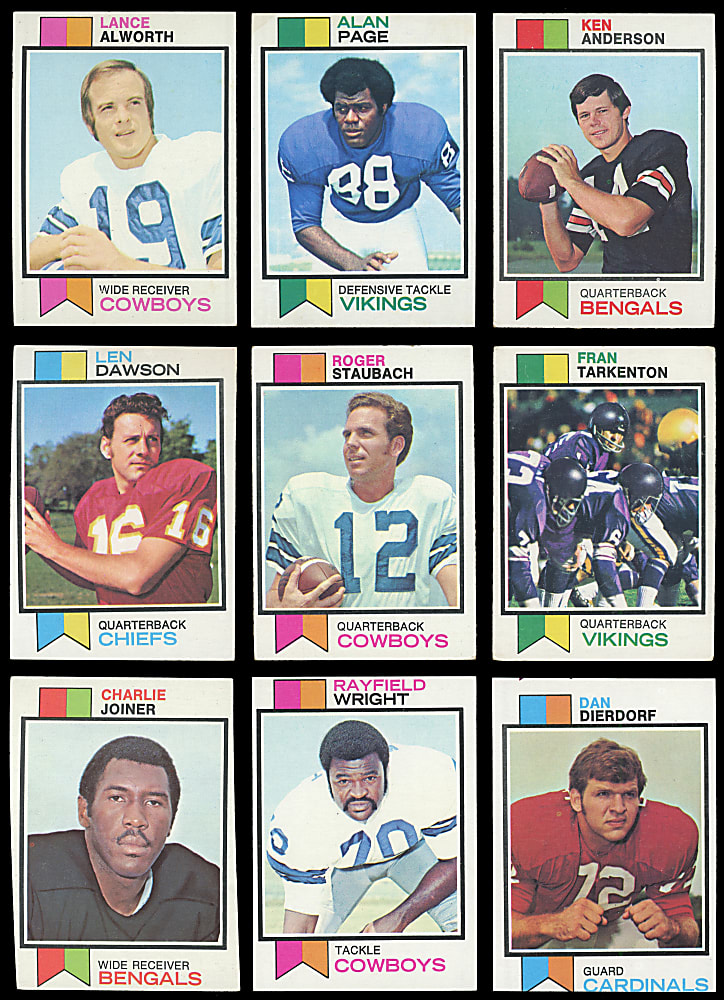 1973 Topps Football Collection (247) with Starter Set (222/528)