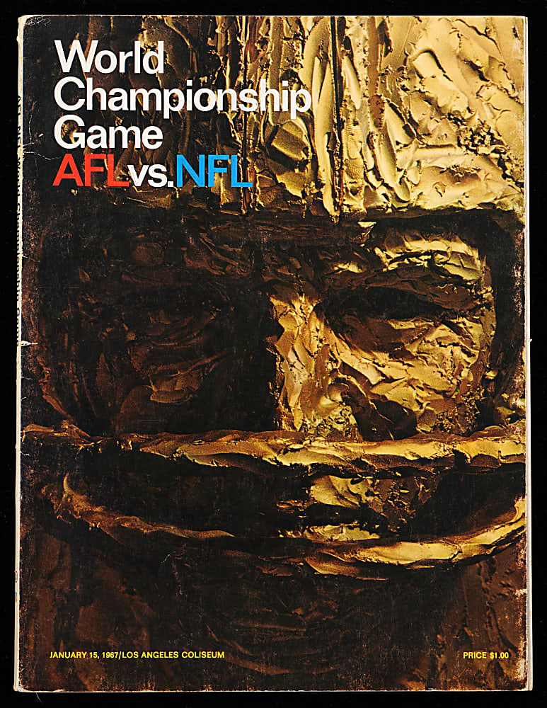 1967 Super Bowl I Green Bay Packers vs. Kansas City Chiefs Program