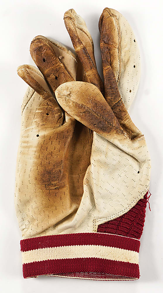 1980s Mike Schmidt Philadelphia Phillies Signed Game-Used Batting Glove - Full JSA