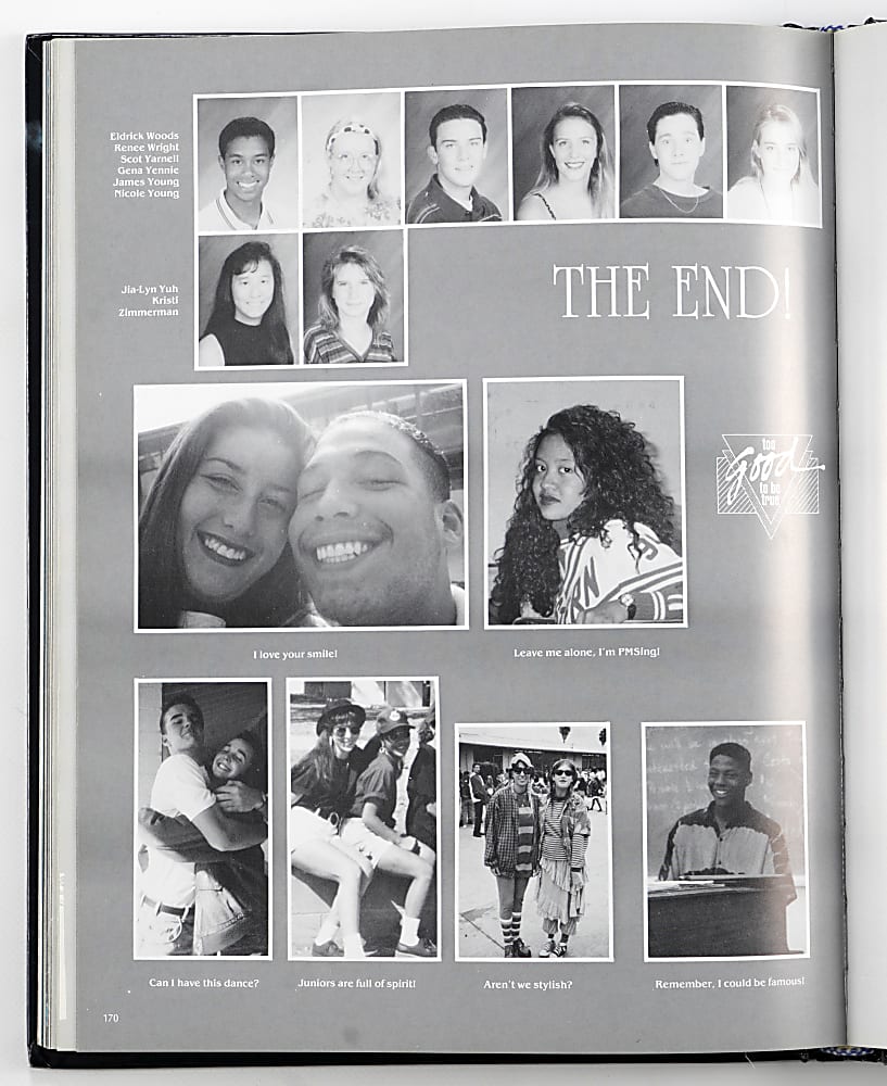 1993 Tiger Woods/Western High School Yearbook