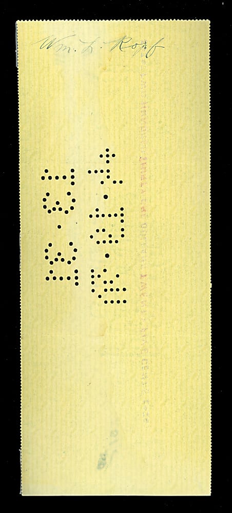 1920 Larry Kopf Signed Cincinnati Reds Payroll Check - 1919 World Series Champ