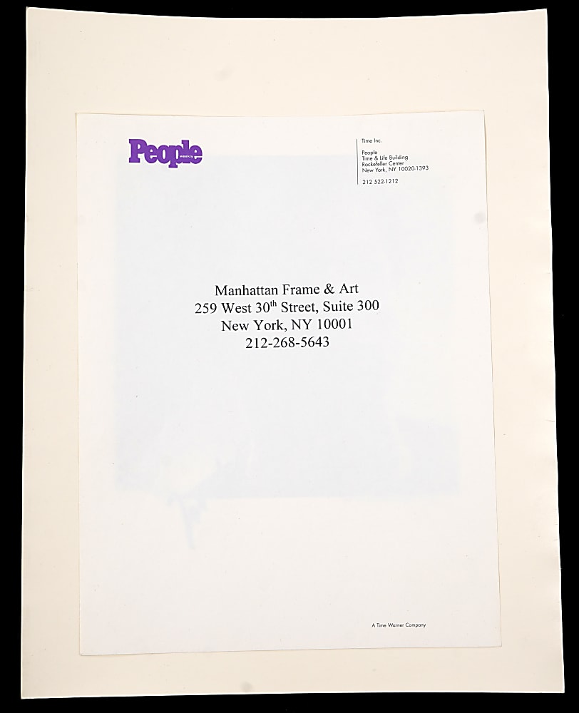 Muhammad Ali Signed People Magazine Limited Edition Portrait