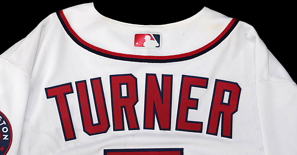 2016 Trea Turner Washington Nationals Game-Used Home Jersey From "Rookie" Season